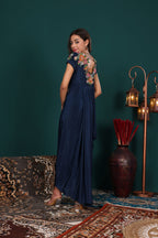 Midnight Cowl Dress