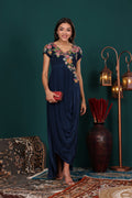 Midnight Cowl Dress