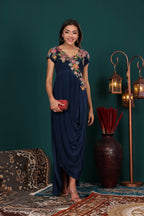 Midnight Cowl Dress