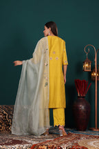 Mustard Yellow Straight Kurta Set