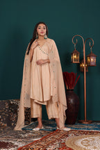 Ivory Gold Navratan Work kurta Set