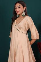 Ivory Gold Navratan Work kurta Set