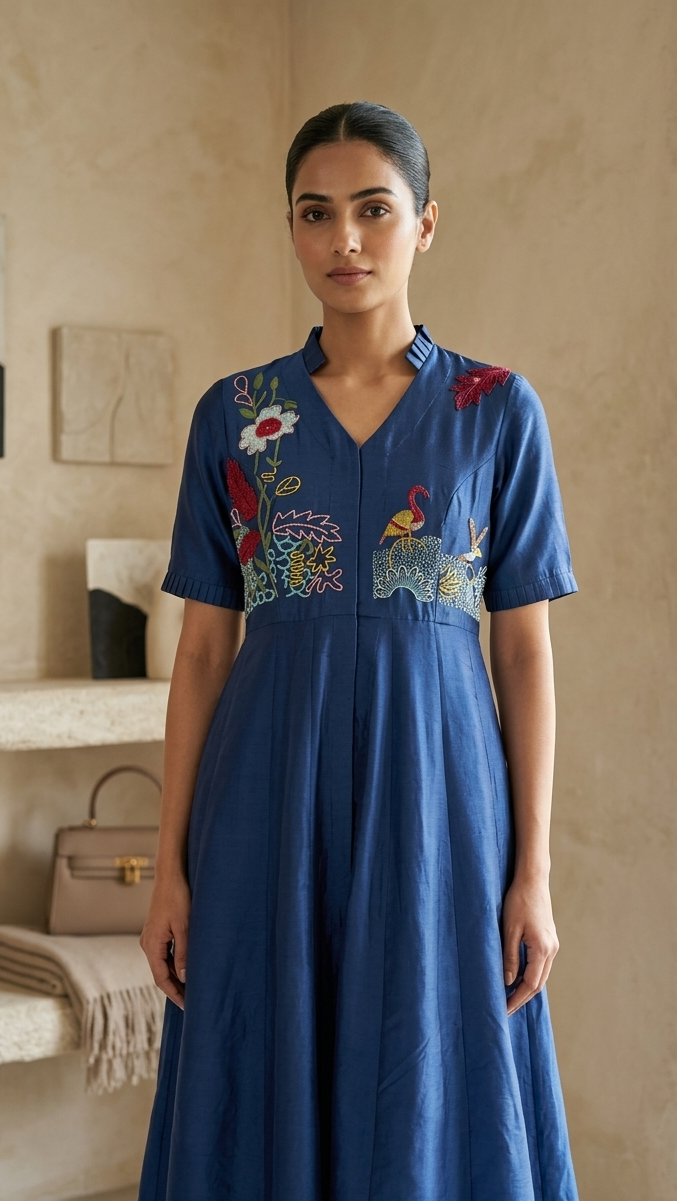 Indigo Tunic Set