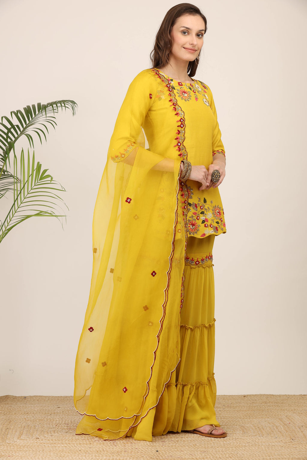Aditi  Short Kurta Garara Set