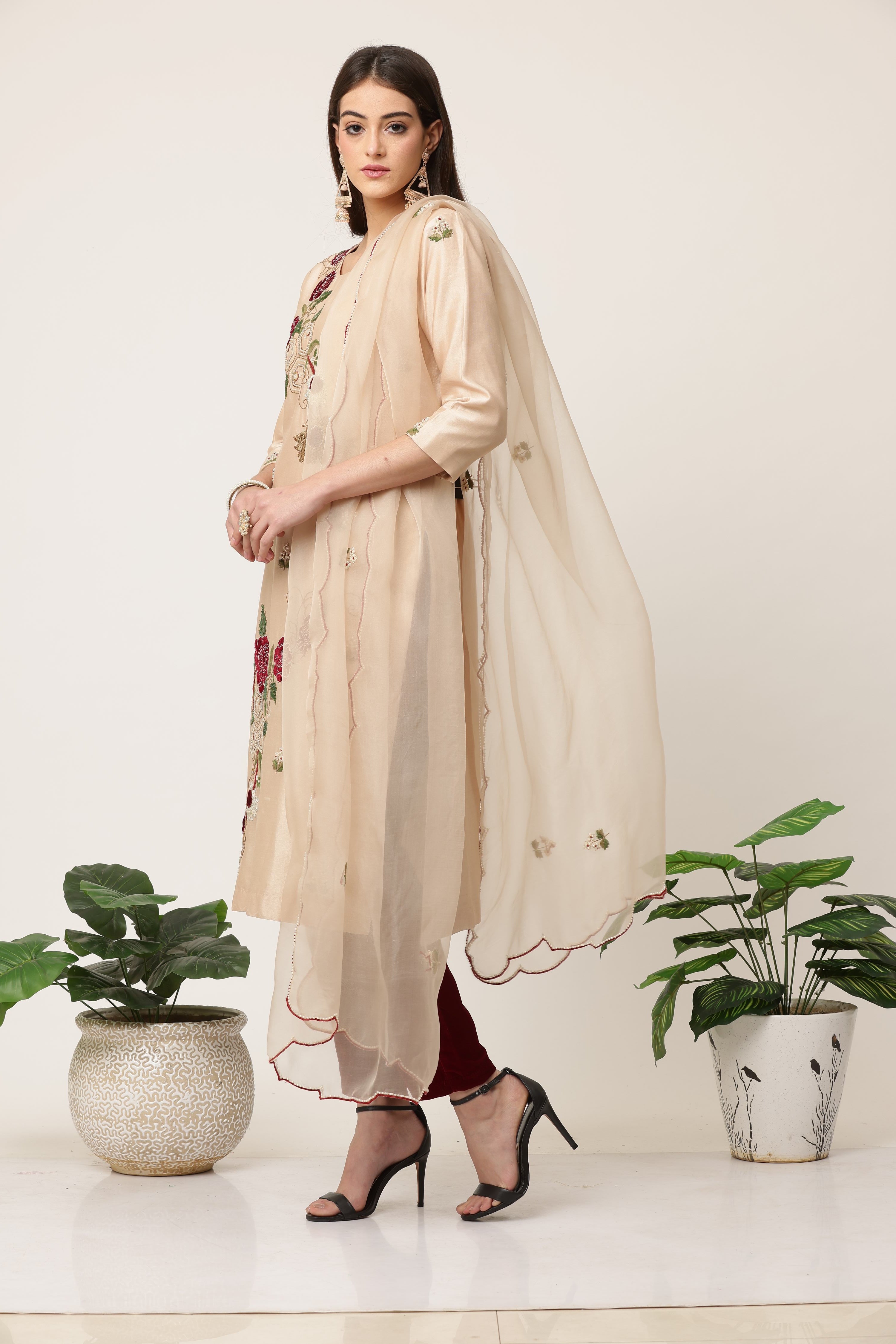 Champagne Grace Kurta Set