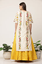 Sunlight Floral Kurta Lehenga Set