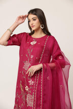Rani Bloom Organza Suit Set